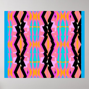 Affiche Câble de conception Memphis