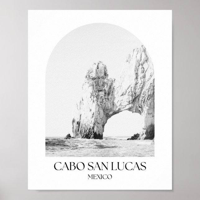Affiche Cabo San Lucas Mexique Arch Photo Imprimer (Devant)