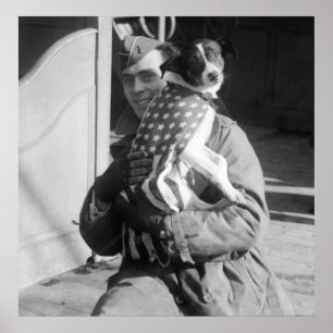 Affiche Cabot patriotique, les années 1900 tôt