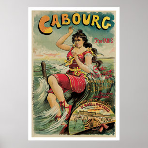 Affiche Cabourg Paris France
