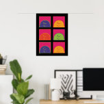 Affiche cacahuètes | Art Pop moderne C'est Charlie Brown<br><div class="desc">Découvrez ce style pop art coloré Peanuts design avec Charlie Brown.</div>