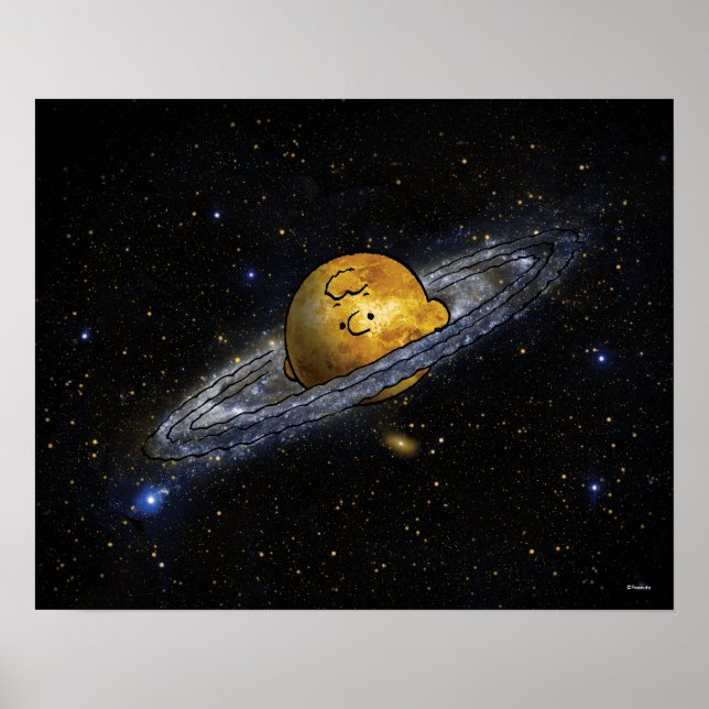 Affiche cacahuètes | Charlie Brown écarté (Devant)