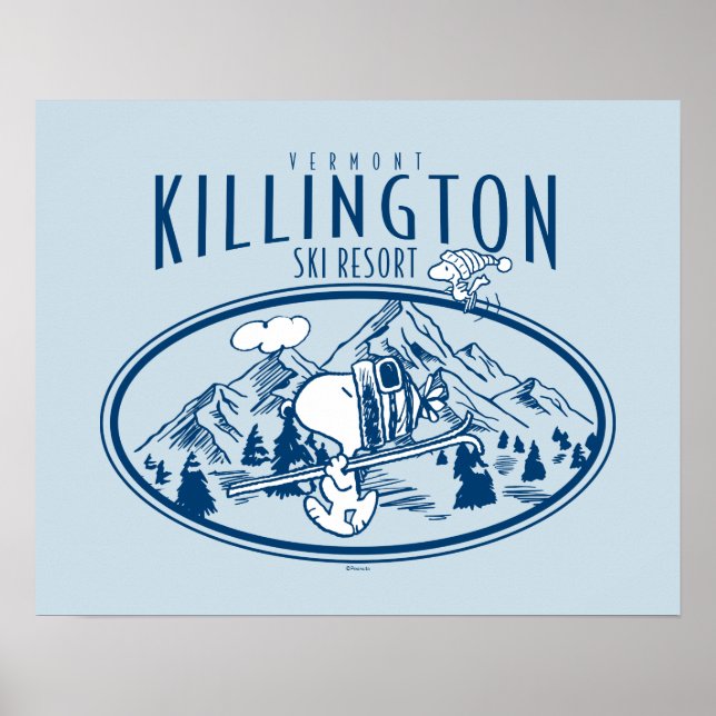 Affiche cacahuètes | Killington Ski Resort Vermont (Devant)