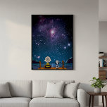 Affiche cacahuètes | Snoopy & Charlie Brown Star Watching<br><div class="desc">Apportez un sentiment d'émerveillement à votre espace avec cette affiche Peanuts avec Snoopy et Charlie Brown qui brandissent ensemble. Parfait pour la décoration des chambres, des bureaux ou des salles de classe, ce design chaleureux capture le charme intemporel du gang des cacahuètes et leur appréciation pour la beauté du ciel...</div>