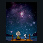 Affiche cacahuètes | Snoopy & Charlie Brown Star Watching<br><div class="desc">Apportez un sentiment d'émerveillement à votre espace avec cette affiche Peanuts avec Snoopy et Charlie Brown qui brandissent ensemble. Parfait pour la décoration des chambres, des bureaux ou des salles de classe, ce design chaleureux capture le charme intemporel du gang des cacahuètes et leur appréciation pour la beauté du ciel...</div>