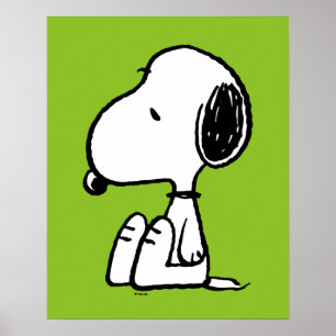 Affiche cacahuètes Snoopy En Bas