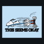 Affiche cacahuètes | Snoopy & Linus<br><div class="desc">Découvrez ce design amusant de cacahuètes avec Snoopy et Linus.</div>