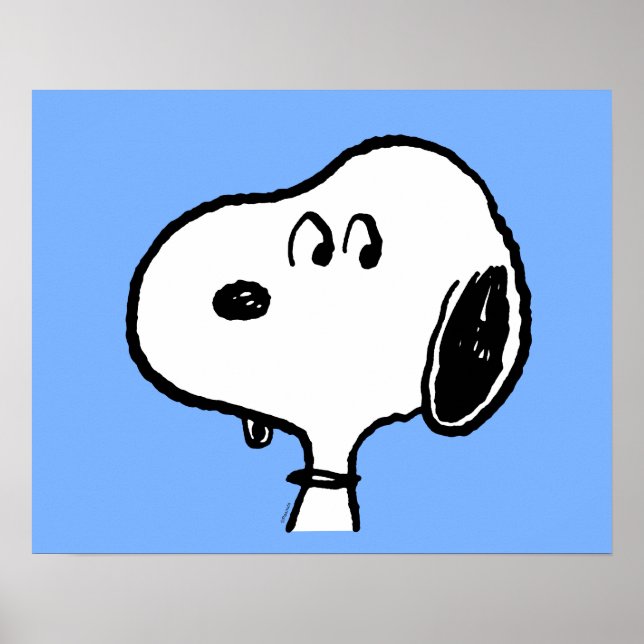 Affiche cacahuètes | Snoopy Looks (Devant)