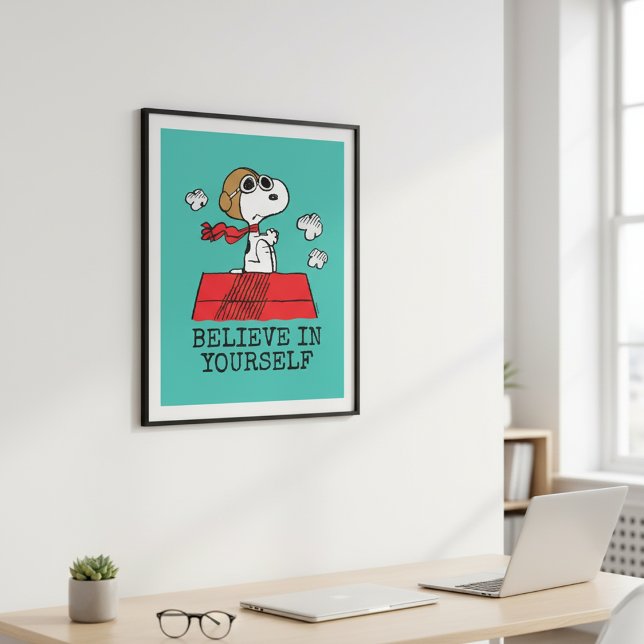 Affiche cacahuètes | Snoopy the Flying Ace | Ajouter Votre (Créateur téléchargé)