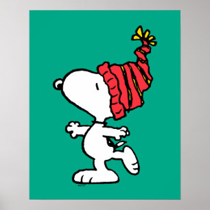 Affiche cacahuètes Snoopy Winter Beanie Casquette