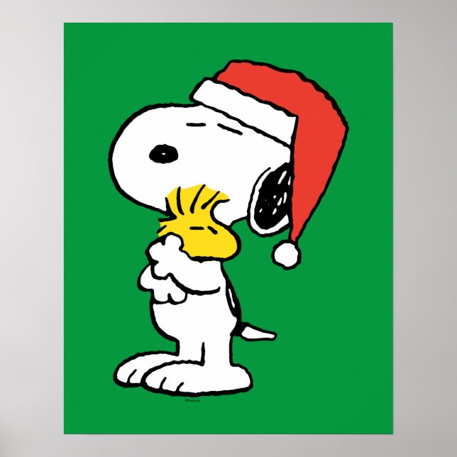 Affiche cacahuètes | Snoopy & Woodstock (Devant)