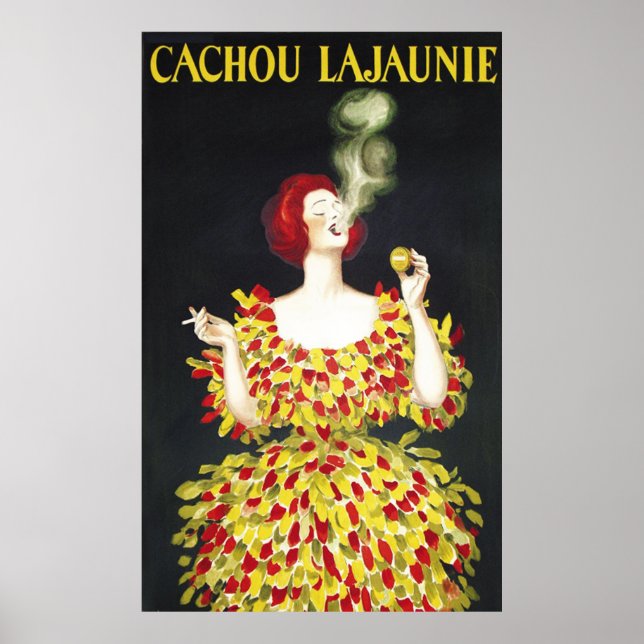 Affiche Cachou LaJaunie - Art Vintage (Devant)