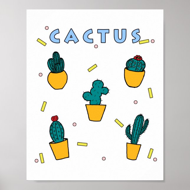 Affiche Cactus (Devant)