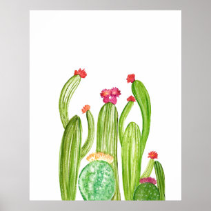 Affiche Cactus Cactus Arizona Desert Art Succulent