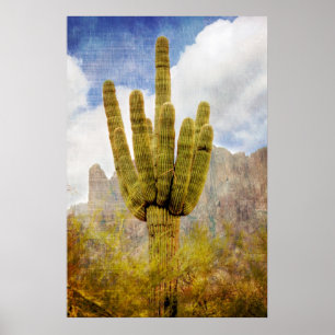 Affiche Cactus de Saguaro