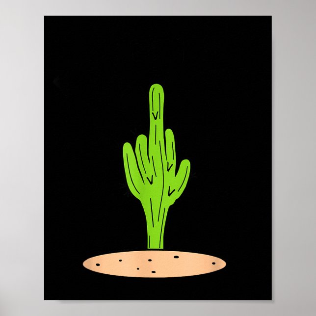 Affiche Cactus Don't Be A  (Devant)