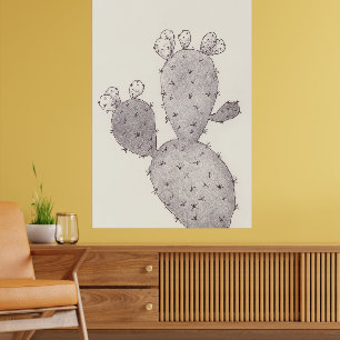 Affiche Cactus du désert