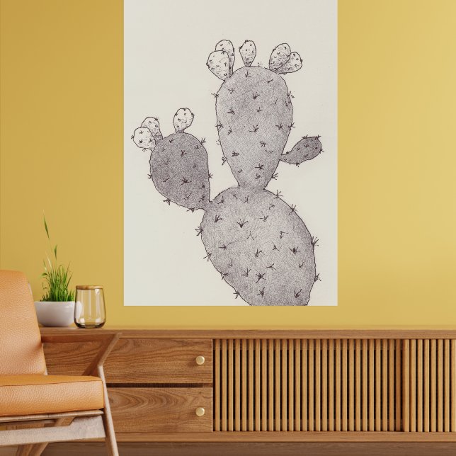 Affiche Cactus du désert (Salon 2)