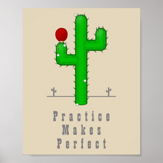Affiche Cactus Rend Parfait (Devant)