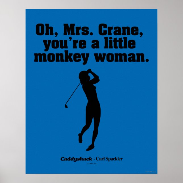 Affiche Caddyshack | Oh Mme Crane (Devant)