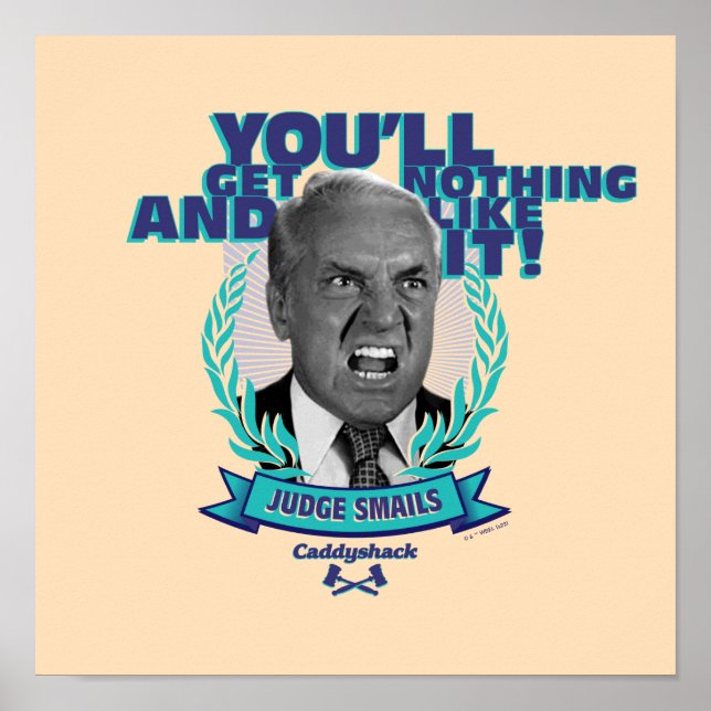 Affiche Caddyshack | Vous n'obtiendrez rien et aimez ça (Devant)