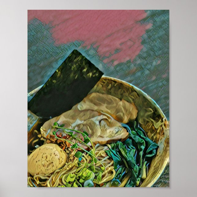 Affiche Cadeau amoureux des nouilles (Devant)