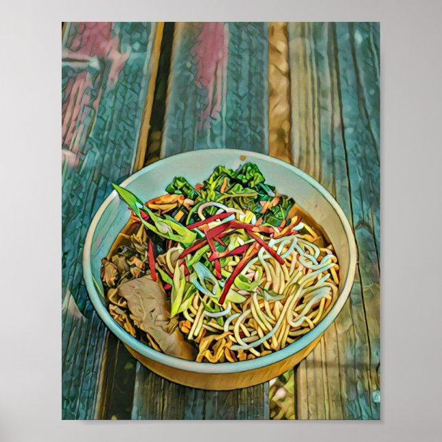 Affiche cadeau amoureux Ramen (Devant)