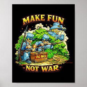 Affiche Cadeau amusant de la guerre de Sécession