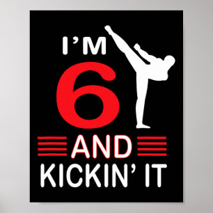 Affiche Cadeau Anniversaire Martial Arts Cadeaux Garçons F