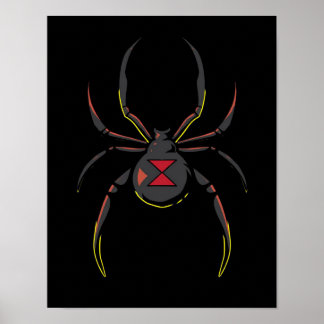 Affiche Cadeau Black Widow Spider | Amateurs d'araignée