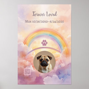 Affiche Cadeau commémoratif pour animal de compagnie inter