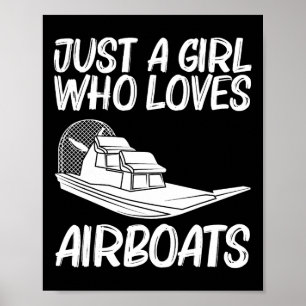 Affiche Cadeau cool d'hydroglisseur pour les filles maman 