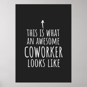 Affiche Cadeau Coworker, Mug Coworker, Super Coworker
