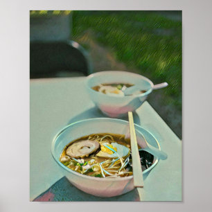 Affiche cadeau d'anniversaire Ramen