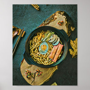 Affiche cadeau d'anniversaire Ramen