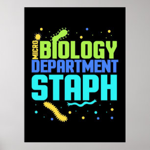 Affiche Cadeau d'anniversaire   Service de micro-biologie 