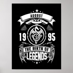 Affiche Cadeau d'août 1995 La Naissance Des Légendes
