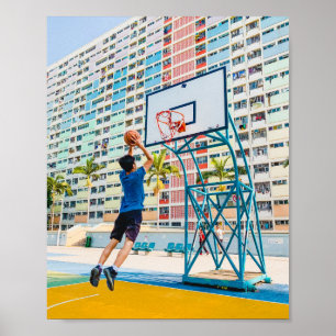 Affiche Cadeau de basket-ball cool