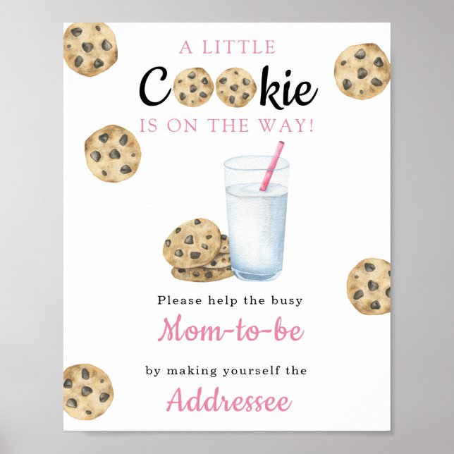 Affiche Cadeau de bébé pour maman future maman (Devant)