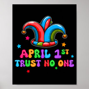 Affiche Cadeau de blague de confiance du 1er avril