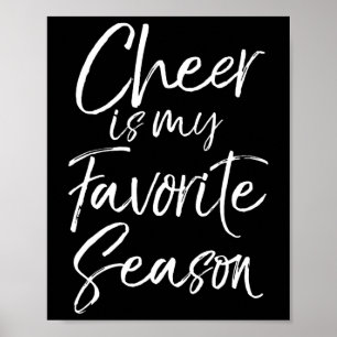 Affiche Cadeau de Cheerleading Cheerleader Le Cheer Est Mo