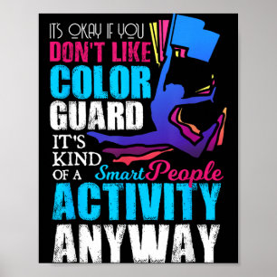 Affiche Cadeau de citation de garde de couleur de personne
