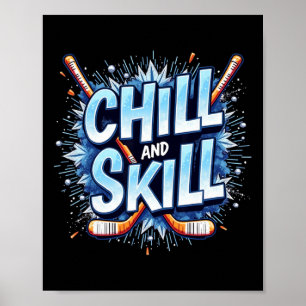Affiche Cadeau de citation drôle de hockey sur glace Compé