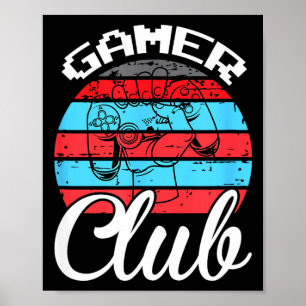 Affiche Cadeau de citations de jeu amusantes du club de jo