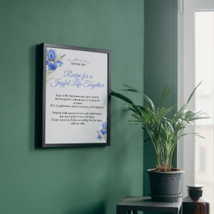 Affiche Cadeau de douche de mariée