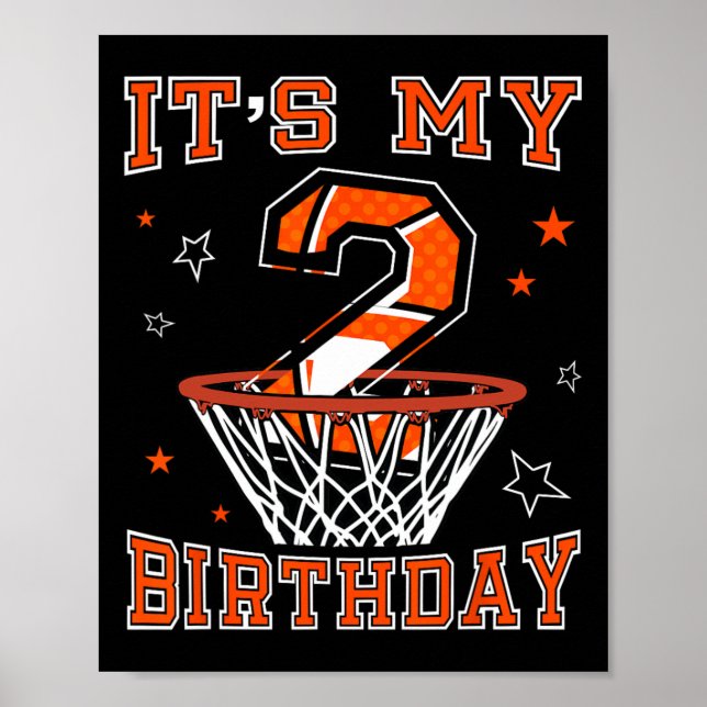 Affiche Cadeau de dunk pour le 2e anniversaire de Sketll p (Devant)