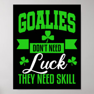Affiche Cadeau de gardien de but pour la Saint-Patrick hoc