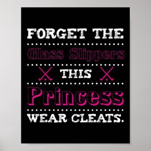 Affiche Cadeau de hockey sur gazon pour princesse Joueuse 