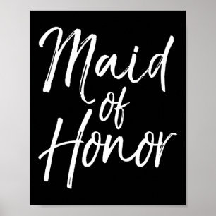 Affiche Cadeau De La Fête De Mariage Mariage Pour Femme De