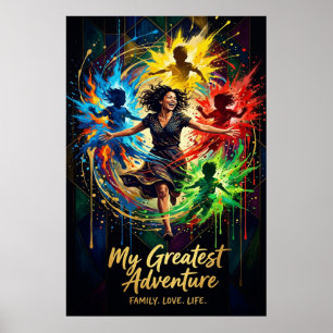 Affiche Cadeau de la fête des mères — Ma plus grande avent